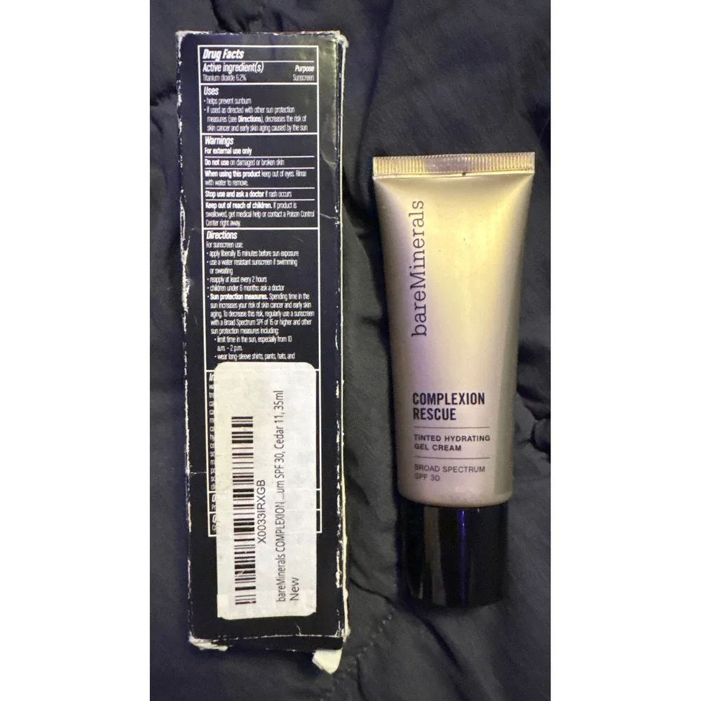 NEW bareMinerals Complexion Rescue Tinted Hydrating Gel Cream SPF 30 Cedar 11